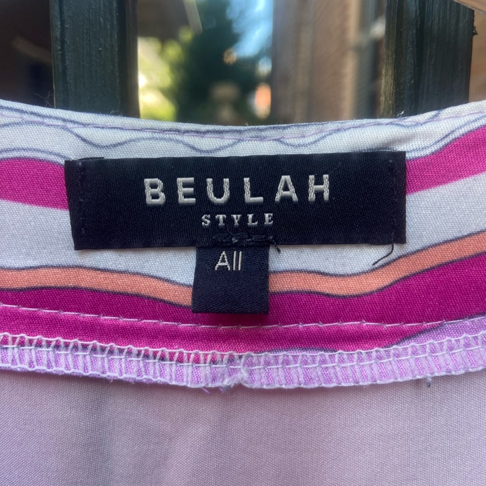Beulah Pink and Purple Patterned Garment kaftan - Picture 2 of 3